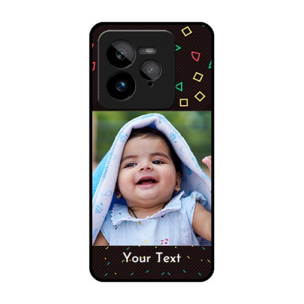 Realme GT 7 Pro Custom Glass Phone Case - With Confetti Birthday Design Realme GT 7 Pro Custom Glass Phone Case - With Confetti Birthday Design