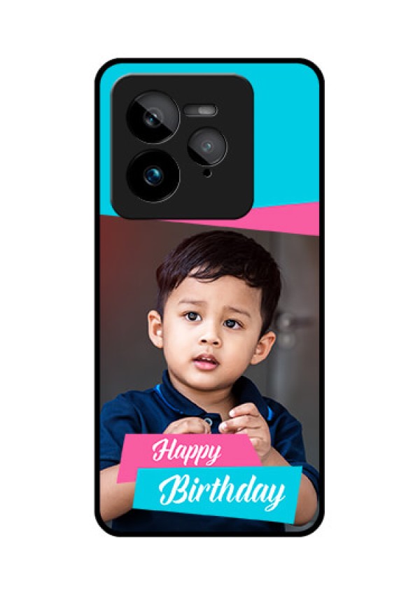 Realme GT 7 Pro Custom Glass Phone Case - Image Holder With 2 Color Design