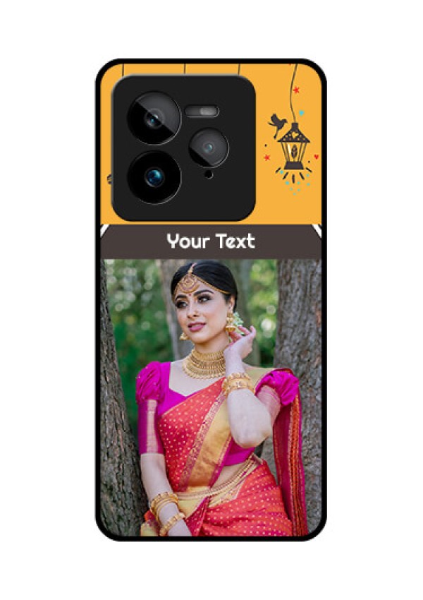 Realme GT 7 Pro Custom Glass Phone Case - With Family Picture And Icons