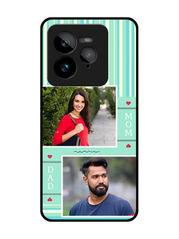 Custom Realme GT 7 Pro Custom Glass Phone Case - Mom and Dad Pic Design