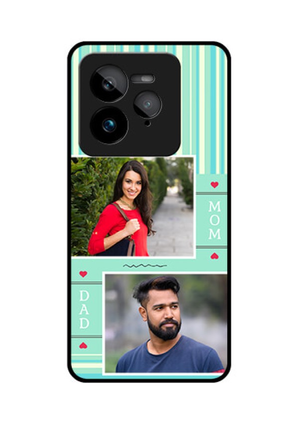 Realme GT 7 Pro Custom Glass Phone Case - Mom and Dad Pic Design