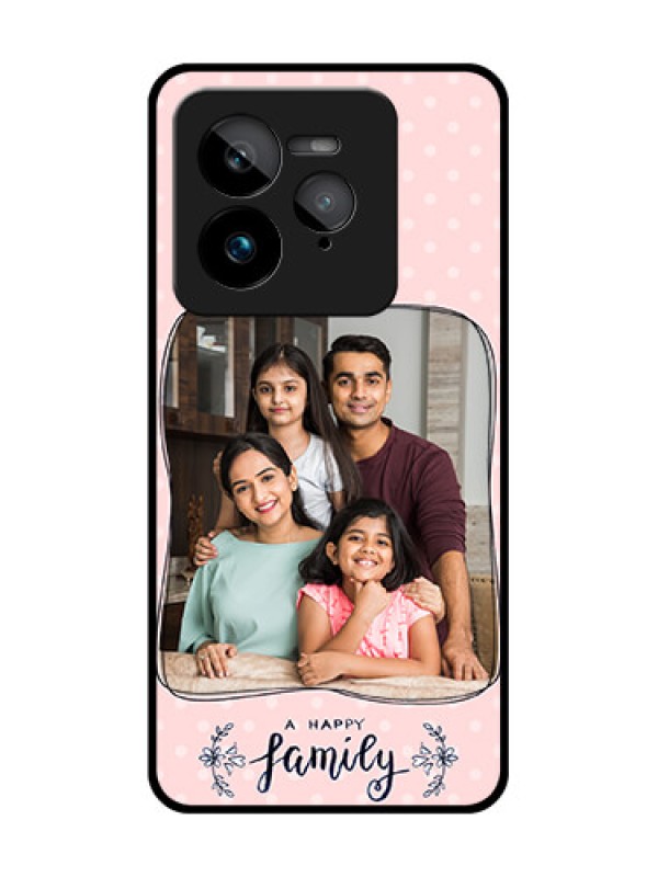 Custom Realme GT 7 Pro Custom Glass Phone Case - Family With Dots Design