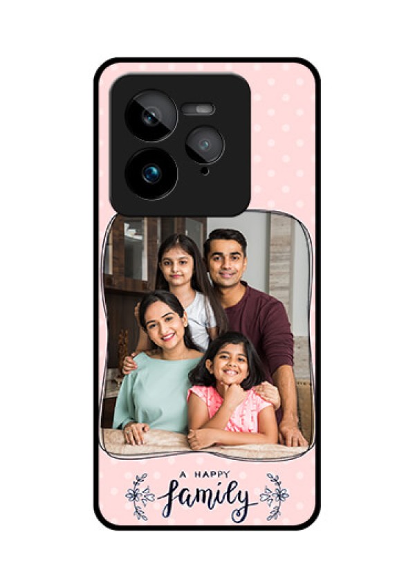 Realme GT 7 Pro Custom Glass Phone Case - Family With Dots Design