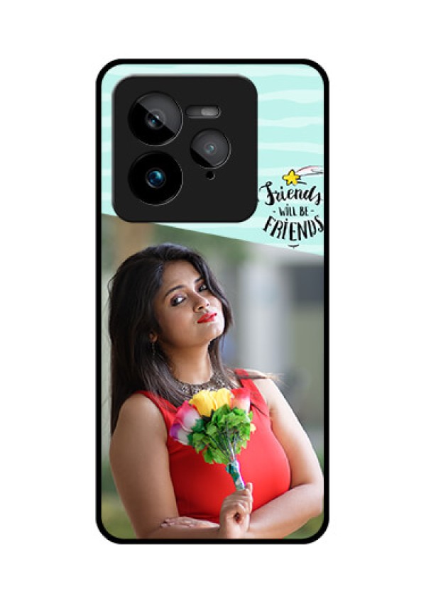 Realme GT 7 Pro Custom Glass Phone Case - Friends Picture Icon Design