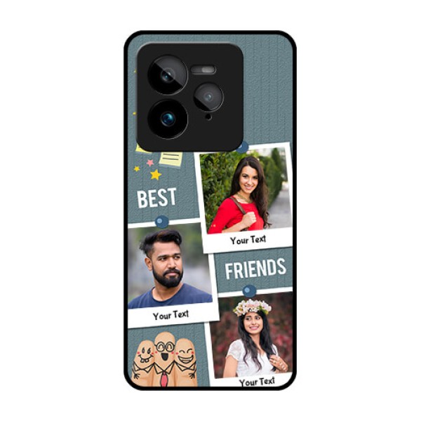 Realme GT 7 Pro Custom Glass Phone Case - Sticky Frames And Friendship Design Realme GT 7 Pro Custom Glass Phone Case - Sticky Frames And Friendship Design