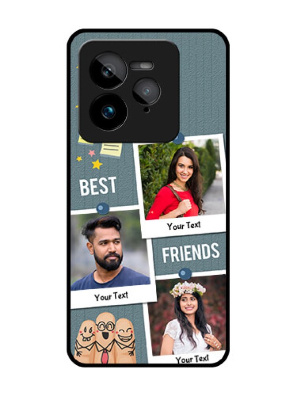 Custom Realme GT 7 Pro Custom Glass Phone Case - Sticky Frames And Friendship Design