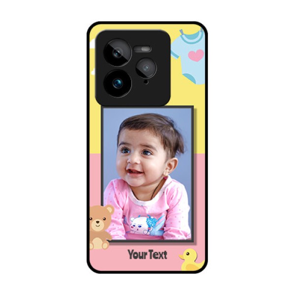 Realme GT 7 Pro Custom Glass Phone Case - Kids 2 Color Design