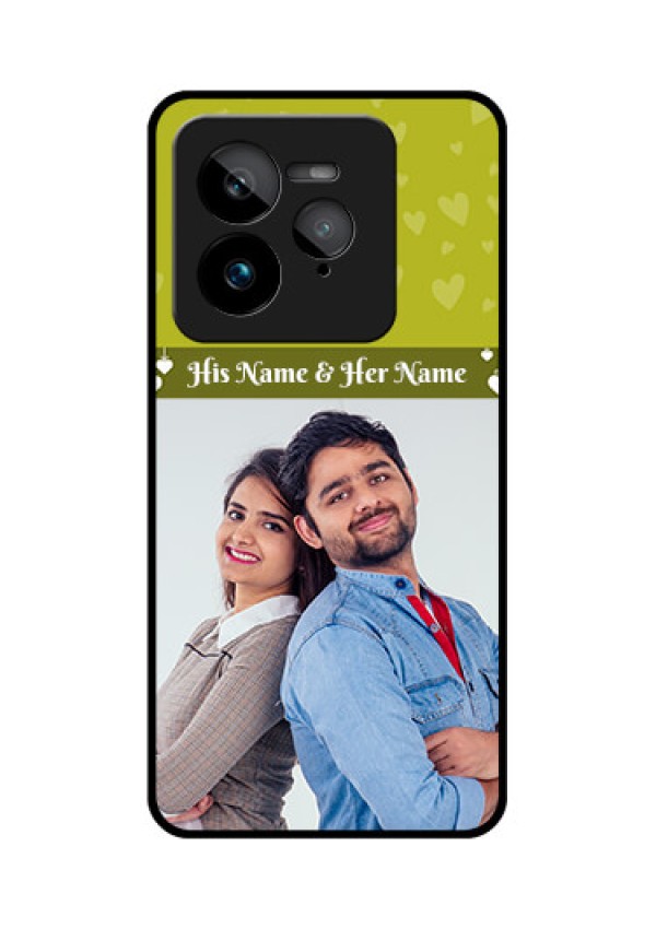 Realme GT 7 Pro Custom Glass Phone Case - You and Me Heart Design