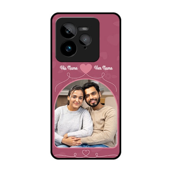 Realme GT 7 Pro Custom Glass Phone Case - Love Floral Design