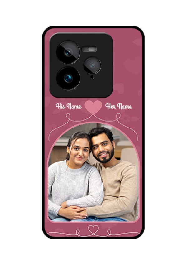 Realme GT 7 Pro Custom Glass Phone Case - Love Floral Design
