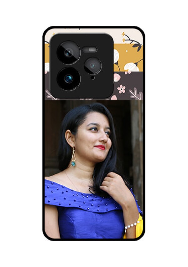 Realme GT 7 Pro Custom Glass Phone Case - Stylish Floral Design