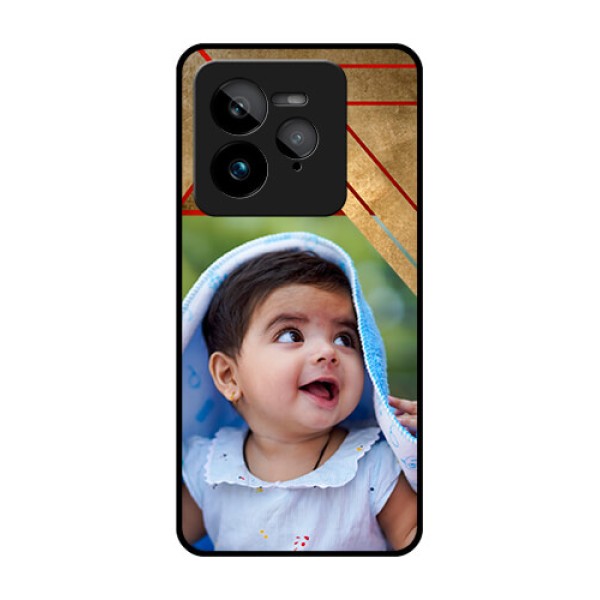 Realme GT 7 Pro Custom Glass Phone Case - Gradient Abstract Texture Design