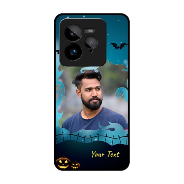 Realme GT 7 Pro Custom Glass Phone Case - Halloween Frame Design