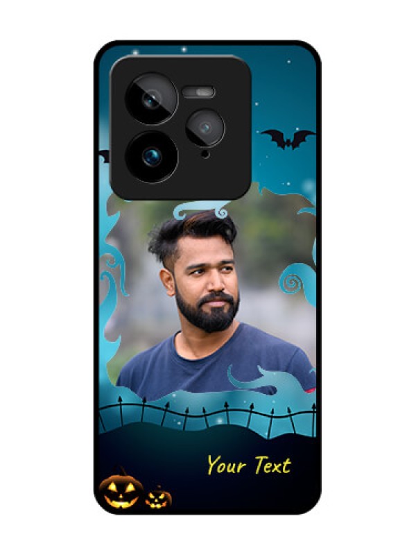 Custom Realme GT 7 Pro Custom Glass Phone Case - Halloween Frame Design