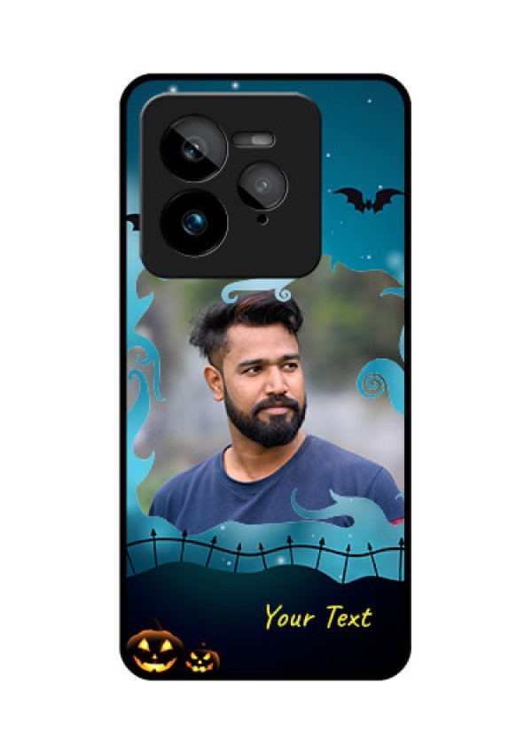 Realme GT 7 Pro Custom Glass Phone Case - Halloween Frame Design