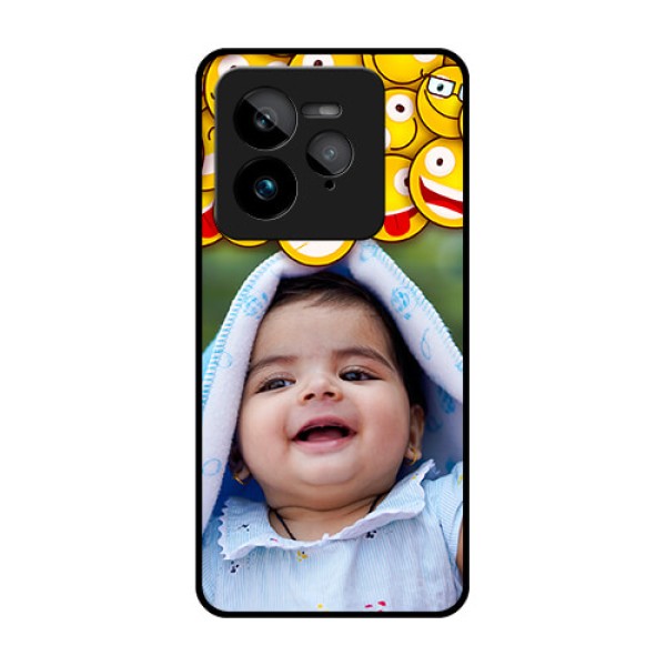 Realme GT 7 Pro Custom Glass Phone Case - With Smiley Emoji Design Realme GT 7 Pro Custom Glass Phone Case - With Smiley Emoji Design