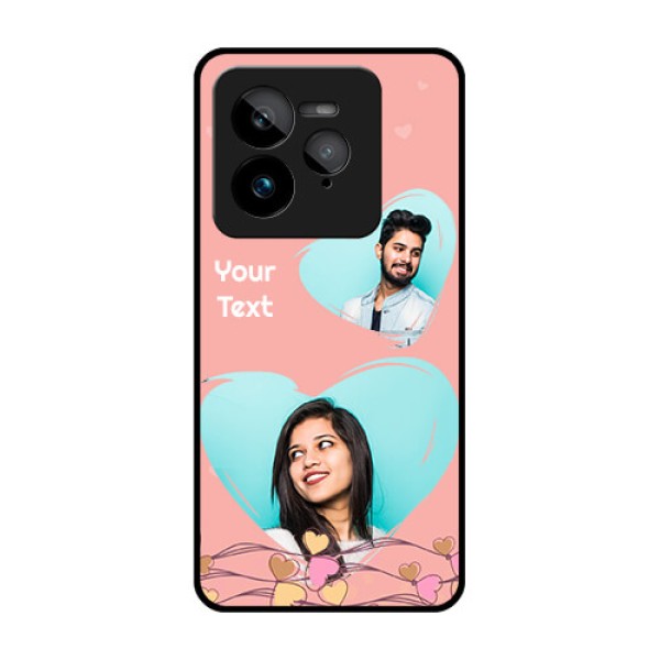 Realme GT 7 Pro Custom Glass Phone Case - Love Doodle Design