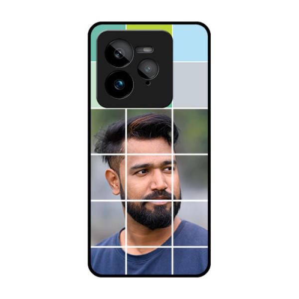 Realme GT 7 Pro Custom Glass Phone Case - With White Box Pattern Realme GT 7 Pro Custom Glass Phone Case - With White Box Pattern