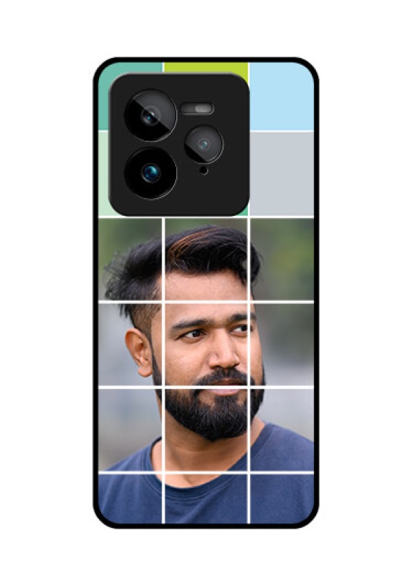 Realme GT 7 Pro Custom Glass Phone Case - With White Box Pattern