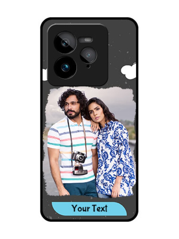 Custom Realme GT 7 Pro Custom Glass Phone Case - Splashes With Love Doodles Design