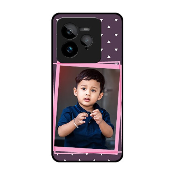 Realme GT 7 Pro Custom Glass Phone Case - Triangle Pattern Dotted Design Realme GT 7 Pro Custom Glass Phone Case - Triangle Pattern Dotted Design