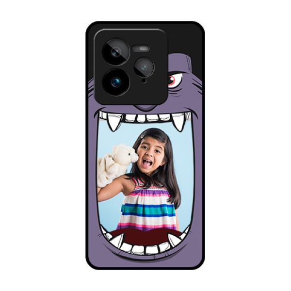 Realme GT 7 Pro Custom Glass Phone Case - Angry Monster Design