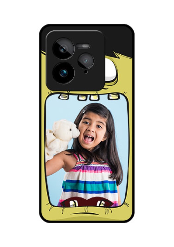 Realme GT 7 Pro Custom Glass Phone Case - Cartoon Monster Back Case Design
