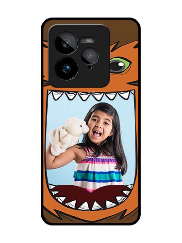 Custom Realme GT 7 Pro Custom Glass Phone Case - Owl Monster Back Case Design