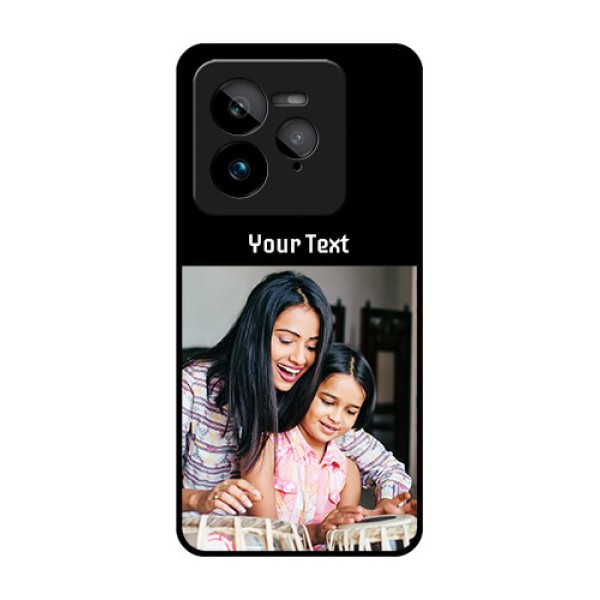Realme GT 7 Pro Custom Glass Phone Case - Photo With Name Design