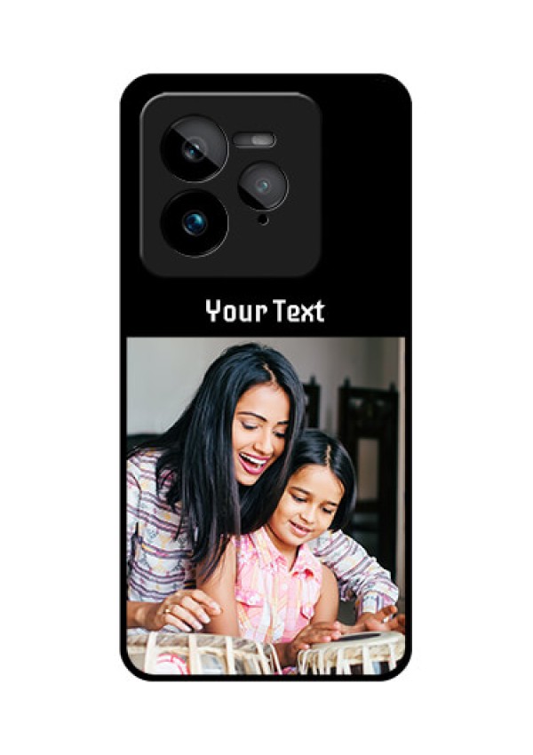 Realme GT 7 Pro Custom Glass Phone Case - Photo With Name Design