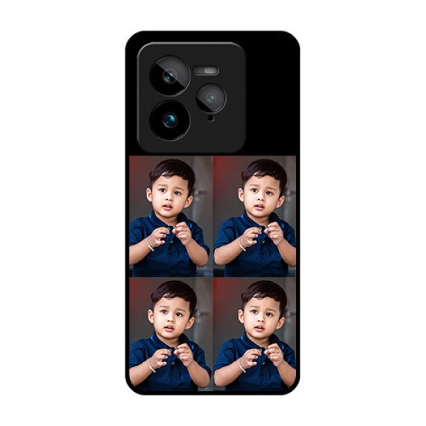 Realme GT 7 Pro Custom Glass Phone Case - 4 Image Holder Design