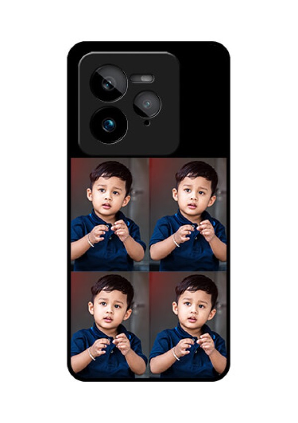 Realme GT 7 Pro Custom Glass Phone Case - 4 Image Holder Design