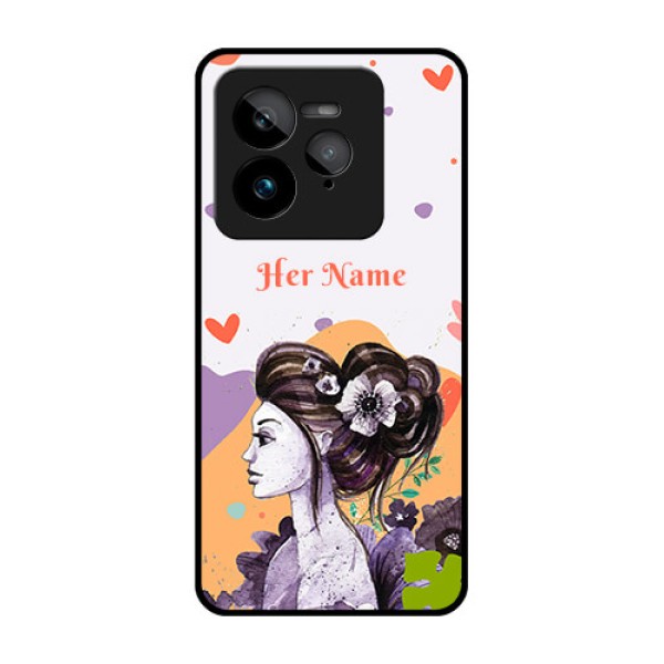 Realme GT 7 Pro Custom Glass Phone Case - Woman And Nature Design Realme GT 7 Pro Custom Glass Phone Case - Woman And Nature Design