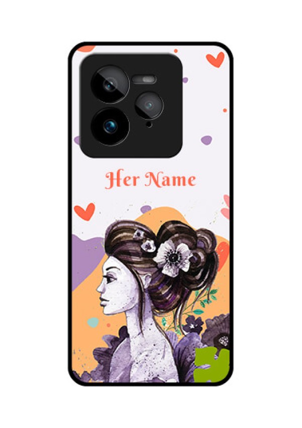 Realme GT 7 Pro Custom Glass Phone Case - Woman And Nature Design