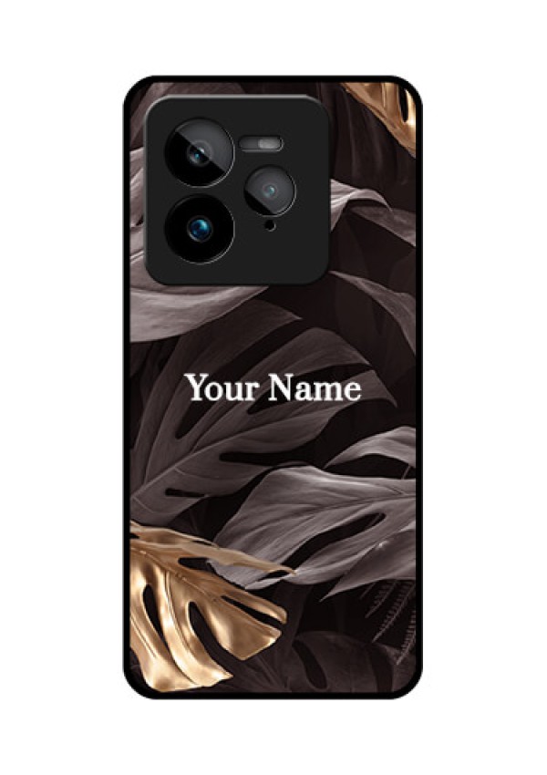 Realme GT 7 Pro Custom Glass Phone Case - Wild Leaves Digital Paint Design