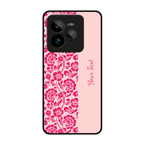 Realme GT 7 Pro Custom Glass Phone Case - Attractive Floral Pattern Design Realme GT 7 Pro Custom Glass Phone Case - Attractive Floral Pattern Design