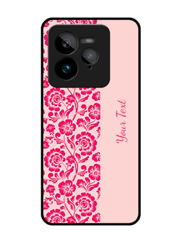 Custom Realme GT 7 Pro Custom Glass Phone Case - Attractive Floral Pattern Design