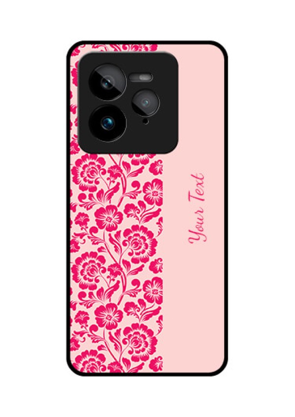 Realme GT 7 Pro Custom Glass Phone Case - Attractive Floral Pattern Design