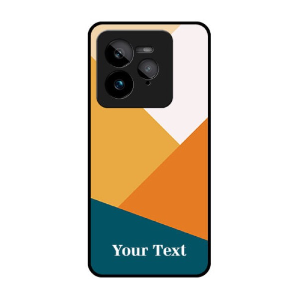 Realme GT 7 Pro Custom Glass Phone Case - Stacked Multi - Colour Design