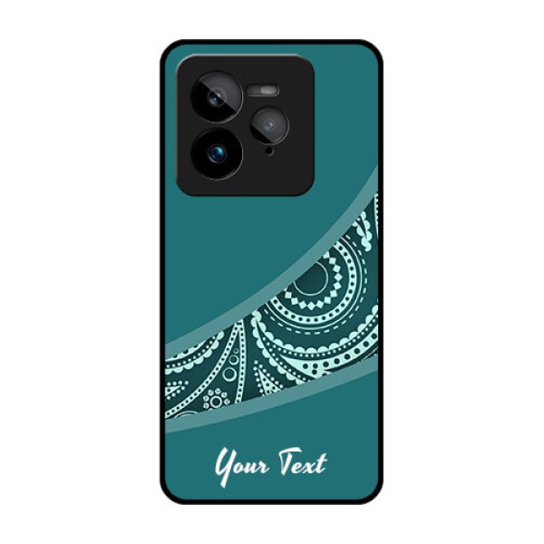 Realme GT 7 Pro Custom Glass Phone Case - Semi Visible Floral Design