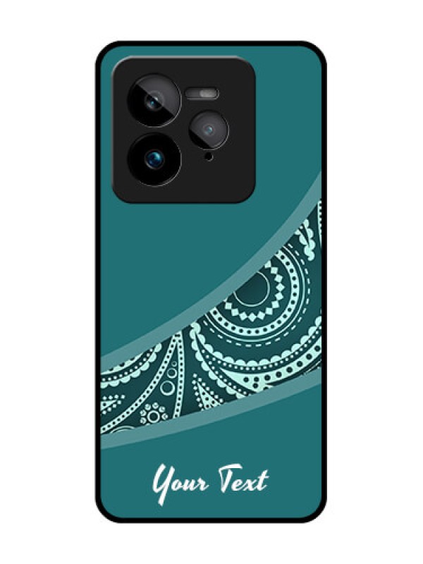 Custom Realme GT 7 Pro Custom Glass Phone Case - Semi Visible Floral Design