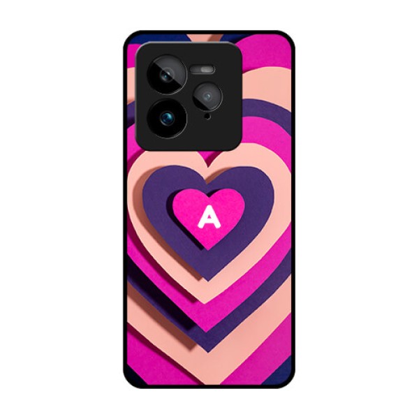 Realme GT 7 Pro Custom Glass Phone Case - Cute Heart Pattern Design Realme GT 7 Pro Custom Glass Phone Case - Cute Heart Pattern Design