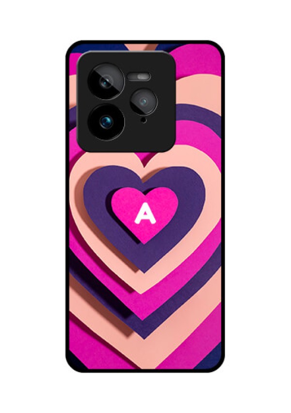 Realme GT 7 Pro Custom Glass Phone Case - Cute Heart Pattern Design