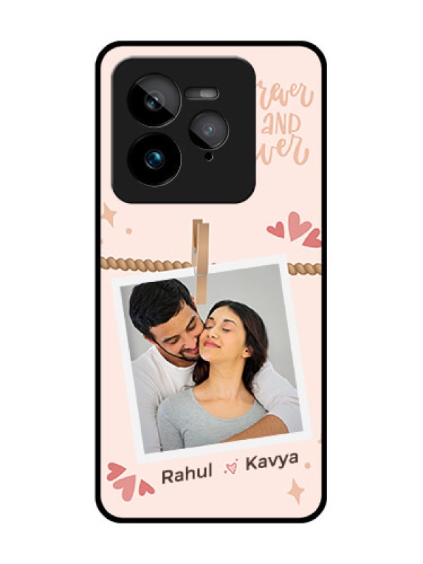 Custom Realme GT 7 Pro Custom Glass Phone Case - Forever And Ever Love Design
