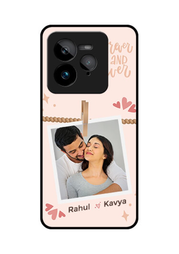Realme GT 7 Pro Custom Glass Phone Case - Forever And Ever Love Design
