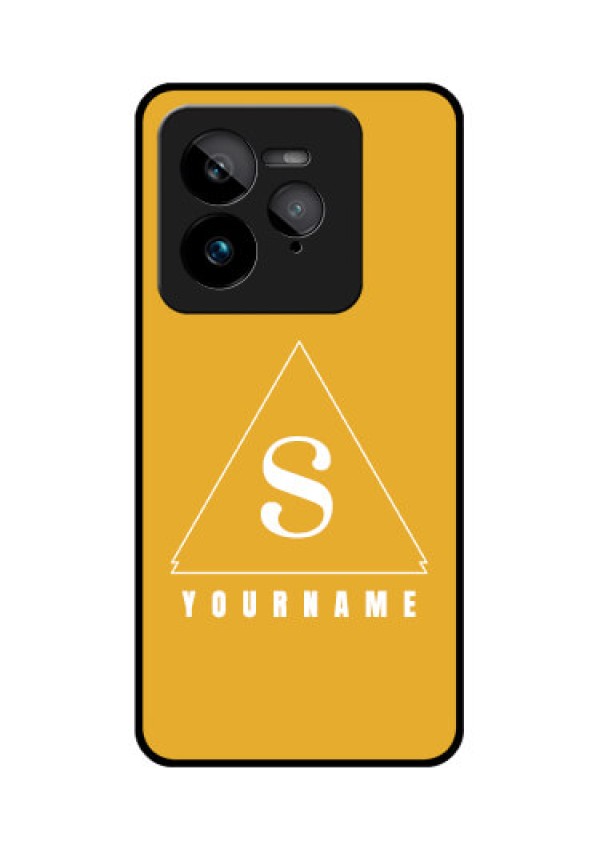 Realme GT 7 Pro Custom Glass Phone Case - Simple Triangle Design