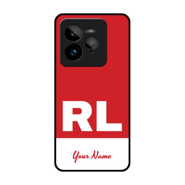 Realme GT 7 Pro Custom Glass Phone Case - Dual Tone Custom Text Design Realme GT 7 Pro Custom Glass Phone Case - Dual Tone Custom Text Design