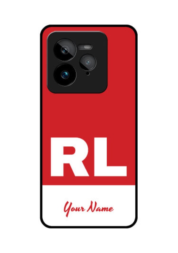 Realme GT 7 Pro Custom Glass Phone Case - Dual Tone Custom Text Design