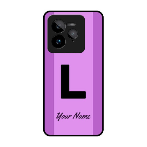 Realme GT 7 Pro Custom Glass Phone Case - Tricolor Custom Text Design Realme GT 7 Pro Custom Glass Phone Case - Tricolor Custom Text Design