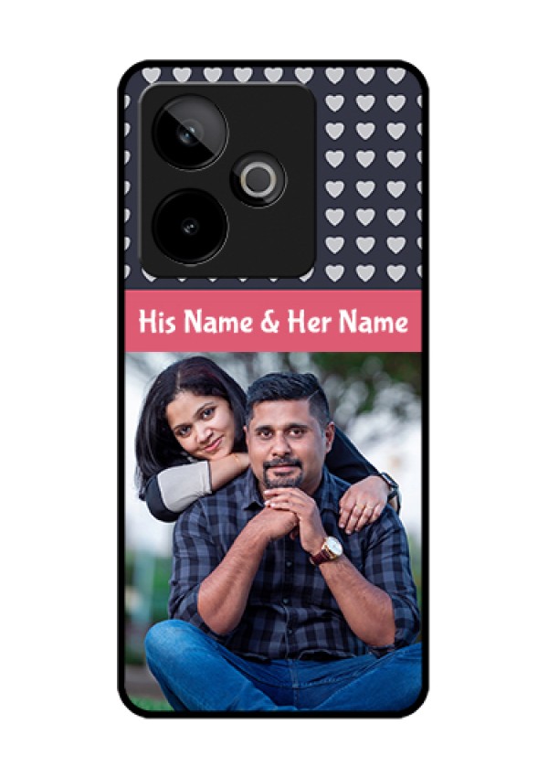Realme GT 7T 5G Custom Glass Phone Case - Love Symbols Design
